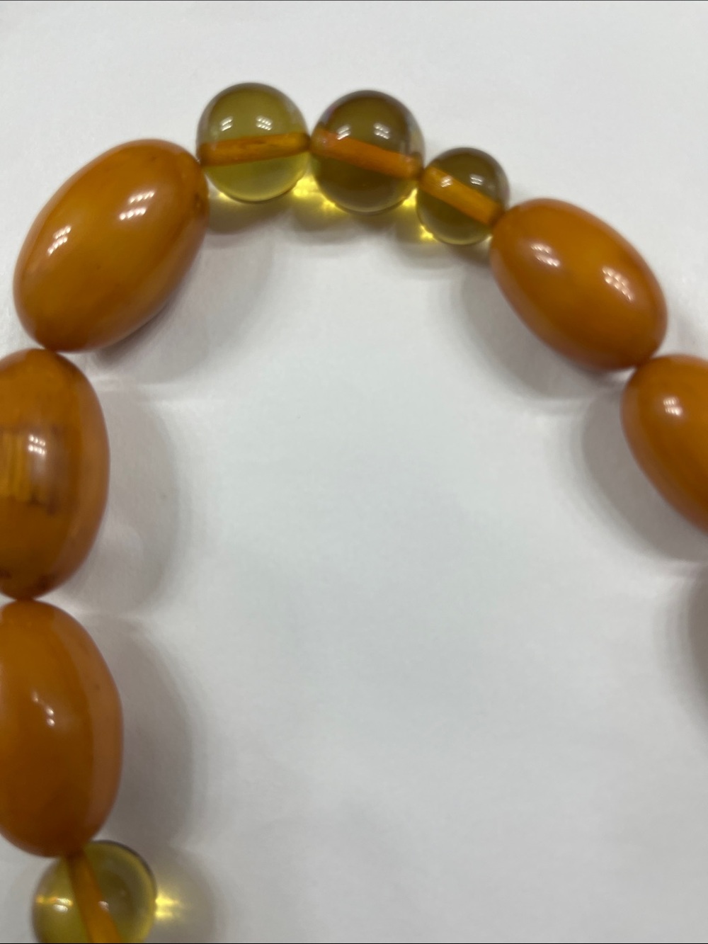 Very Old Choker Beaded Necklace with A Vintage Clasp - Picture 6 of 9